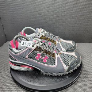 Womens Sz 8.5 Grey Under Armour Cartilage Foot Sleeve Athletic Shoes